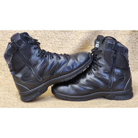 ORIGINAL S.W.A.T. MEN'S FORCE 8" TACTICAL MILITARY BOOTS sz 10 US BLACK 155001 - Picture 5 of 11